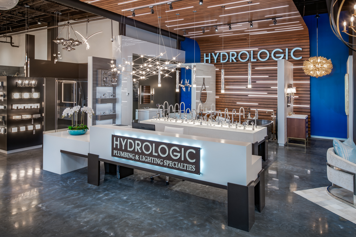 Klar and Klar Architects + Interior Designers Complete Third New Showroom for Hydrologic Plumbing & Lighting